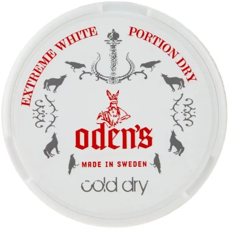 Odens Cold Dry 22mg – Extra Strong Icy Mint Nicotine Pouches Dubai UAE Odens Cold Dry 22mg nicotine pouches in Dubai – Extra strong icy mint snus, tobacco-based, slim discreet pouches UAE delivery