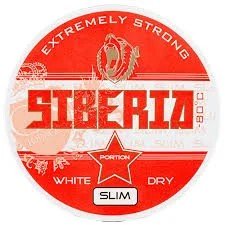 Siberia Slim 33mg extra strong mint snus pouches Dubai UAE – slim white portions