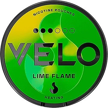 Velo Lime Flame 10mg nicotine pouches Dubai – zesty citrus & mint, slim, tobacco-free, fast UAE delivery