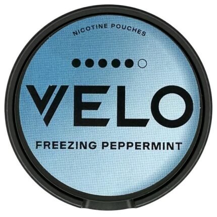 Velo Freezing Peppermint 14mg strong nicotine pouches Dubai UAE| Velo 14mg mint nicotine pouches slim all-white Abu Dhabi| Velo high-strength peppermint nicotine pouches Sharjah UAE| Premium strong mint nicotine pouches Velo 14mg UAE delivery
