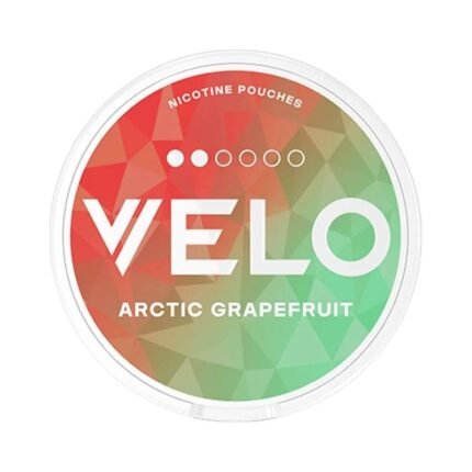 Velo Arctic Grapefruit 6mg slim nicotine pouches can Dubai UAE| Velo grapefruit 6mg nicotine pouches fresh citrus flavor Abu Dhabi| All-white Velo Arctic Grapefruit 6mg pouch Sharjah UAE| Velo citrus nicotine pouches 6mg can close-up Dubai Marina| Velo Arctic Grapefruit 6mg pouch packaging UAE